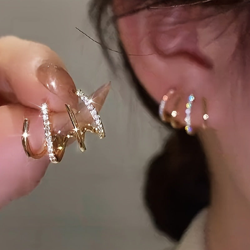 925 silver stud earrings, hypoallergenic, specially designed for women, inlaid with sparkling synthetic zircon - suitable for daily and party wear, perfect gift for Valentine's Day, Thanksgiving Day and Mother's Day.