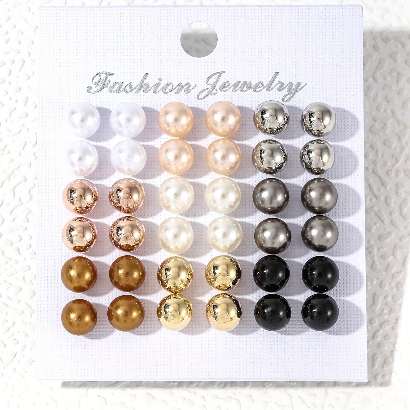 Simple Imitation Pearl Earrings in Casual and Elegant Style, Lightweight for Daily Wear by Women