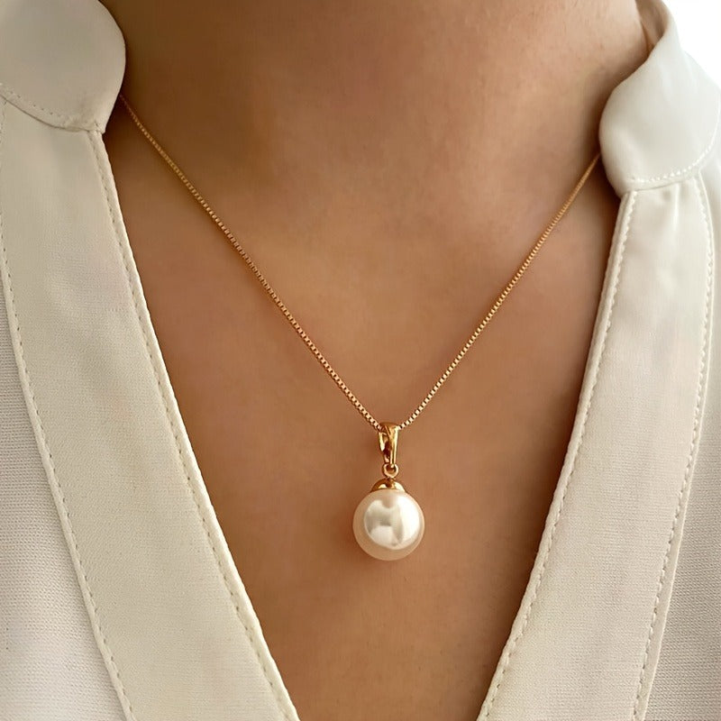 Elegant Faux Pearl Jewelry Set - Matching Necklace, Earrings & Ring for Women, Perfect for Birthdays, Christmas & Special Occasions, Ideal Gift for Family & Friends, Birthdays Gift|Classy Accessory|Durable Alloy, Pearl Jewelry Set