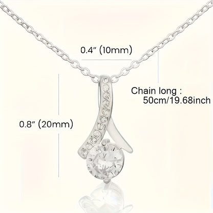 Elegant 925 Sterling Silver Jewelry Set, Synthetic Zirconia Pendant Necklace and Ring Earrings, Sexy Boho Style, Daily & Gift Occasion, All-Season, 2.6g - Ideal for Birthday, Christmas Gifts
