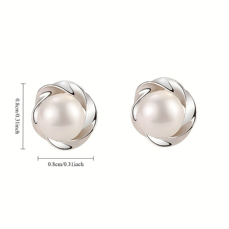 Delicate, Comfortable Imitation Pearl Earrings, Simple, Elegant, Retro, and Sexy for Daily Wear or Parties