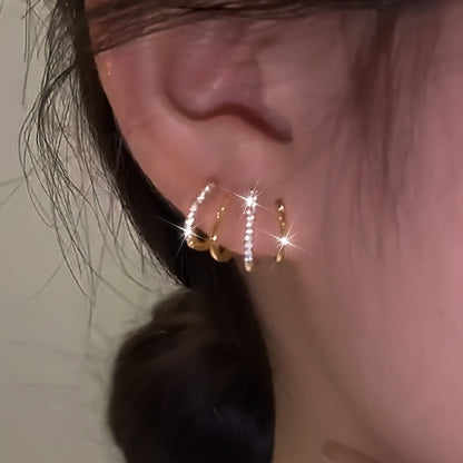 925 silver stud earrings, hypoallergenic, specially designed for women, inlaid with sparkling synthetic zircon - suitable for daily and party wear, perfect gift for Valentine's Day, Thanksgiving Day and Mother's Day.