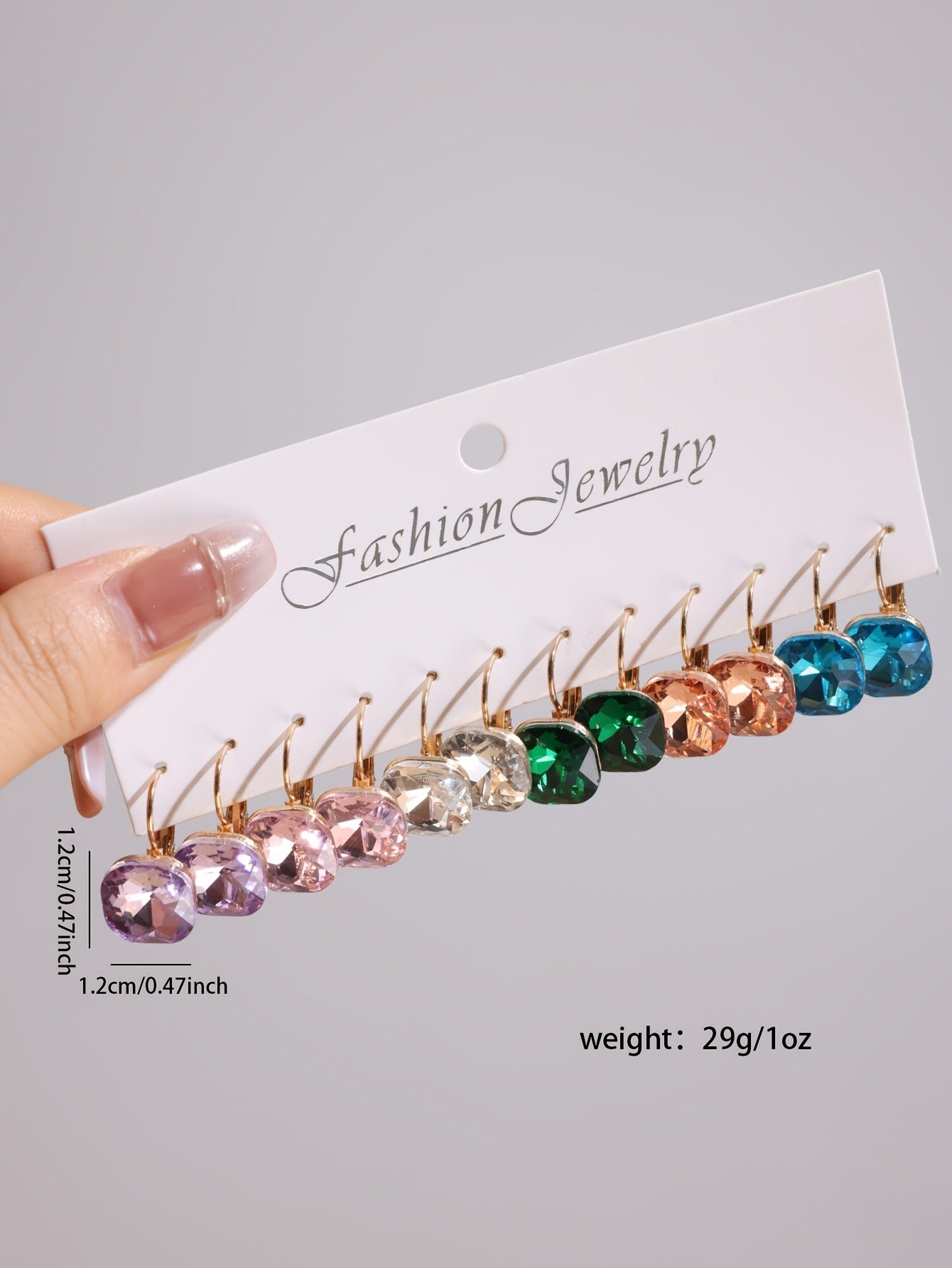Elegant Cute 14K Golden Plated Zinc Alloy Sugarcube Stud Earrings Set for Women, High-Sheer Daily Wear or Gift Jewelry